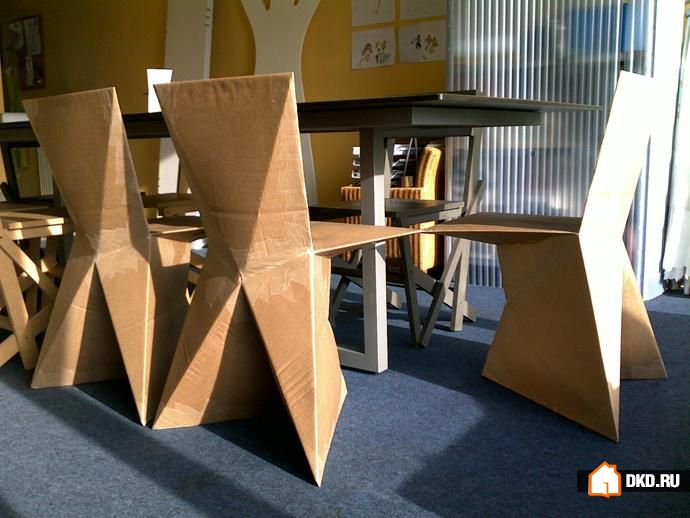 Офисная мебель из картона